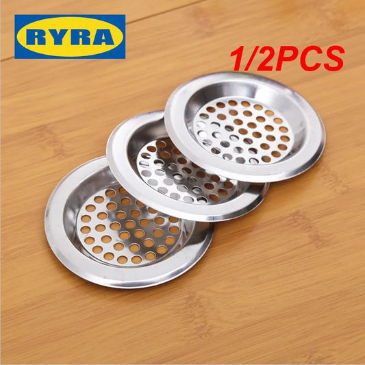 1/2PCS Stainless Steel Clean And Clog-free Sink Highly Recommended High-quality Shower Hair Catcher For Bathroom Drain Clog-free